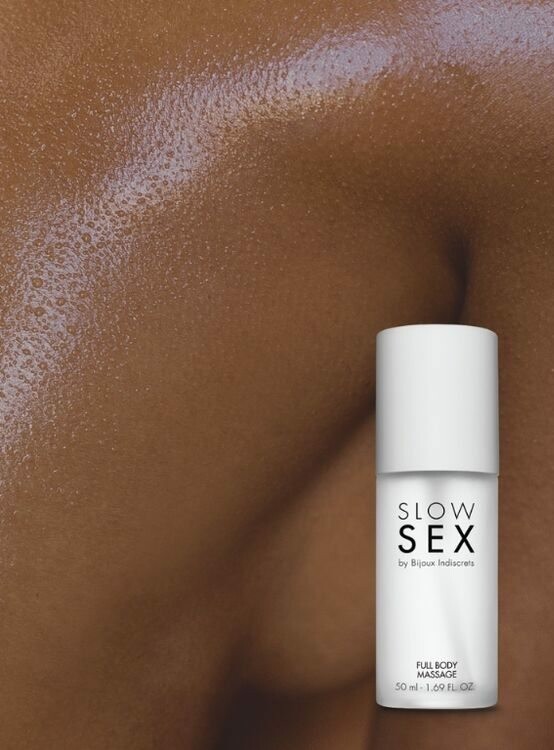 Гель для масажу всього тіла на силіконовій основі FULL BODY MASSAGE Slow Sex by Bijoux Indiscrets, 50 мл - Зображення 4