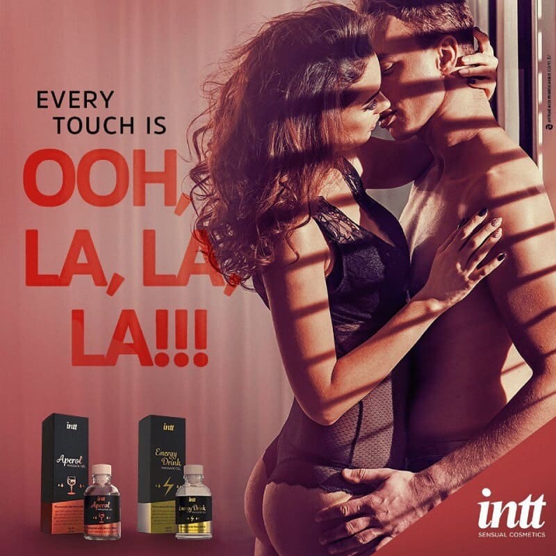 Масажний гель Intt Energy Drink, 30 мл, із зігріваючим ефектом - Зображення 4
