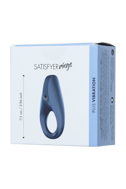 Ерекційне віброкільце Satisfyer Rocket Ring синє, 7.5 х 4.1 см - Зображення 1