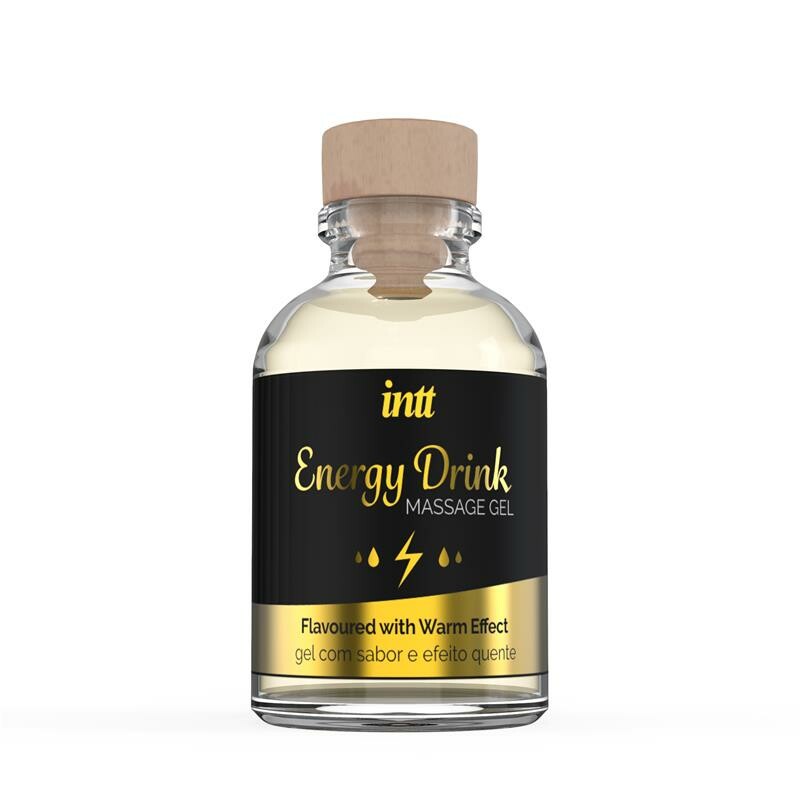 Масажний гель Intt Energy Drink, 30 мл, із зігріваючим ефектом - Зображення 1