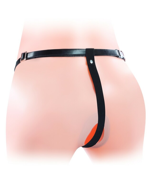 Страпон порожнистий (фаллопротез) для подвійного проникнення Unisex Hollow Double Penetrator