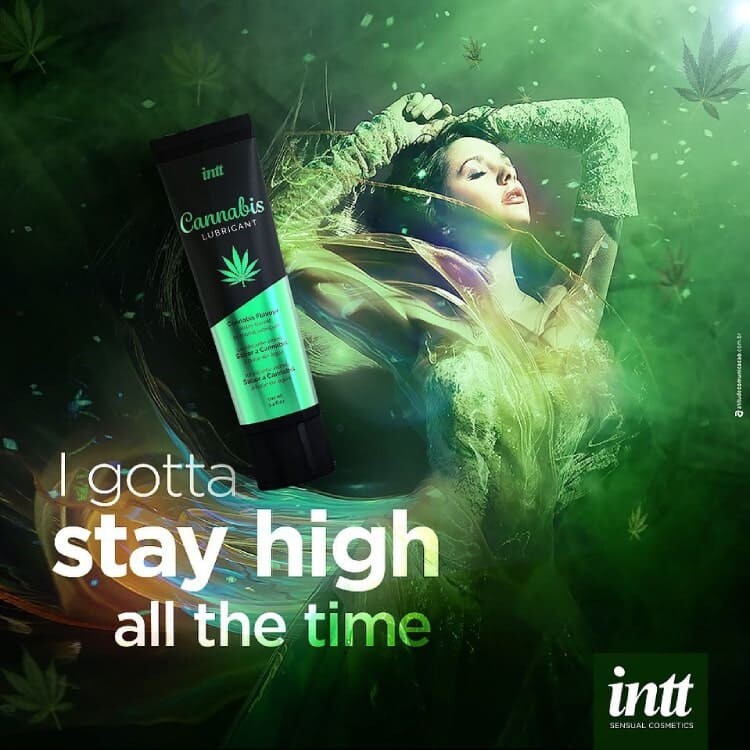 Лубрикант Intt Cannabis, 100 мл, на водній основі - Зображення 4