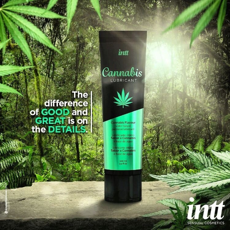 Лубрикант Intt Cannabis, 100 мл, на водній основі - Зображення 2