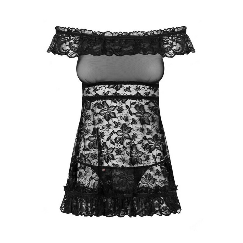 Сексуальна мереживна сорочка з відкритою попою L / XL - Зображення 7