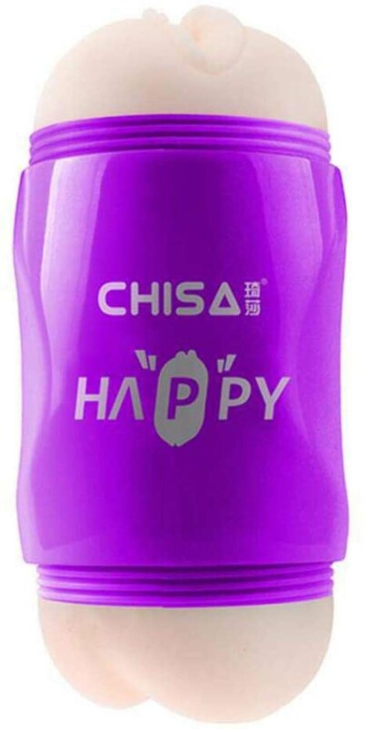 Мастурбатор вагина и анус двухсторонний с вибрацией - Happy Cup Mouth & Ass Masturbator - Зображення 2