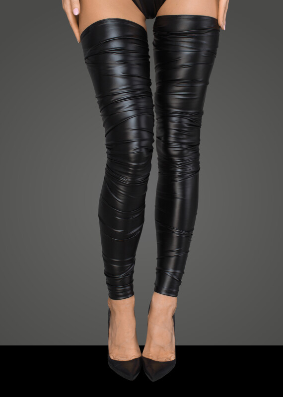 Панчохи без носка F207 Noir Handmade XL - Зображення 7