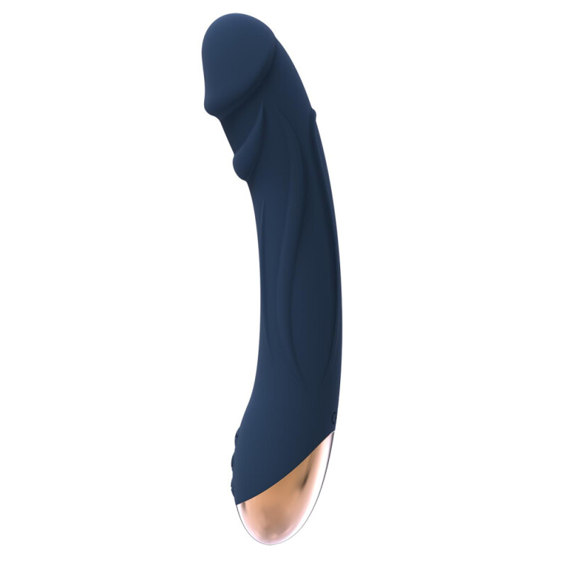 Вібратор для точки G Dream Toys Boreas з підігрівом, синій, 21 х 3.9 см - Зображення 4