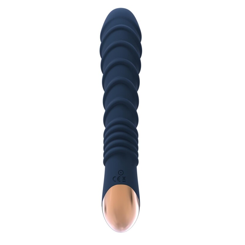 Вібратор для точки G Dream Toys Aeolus з підігрівом, синій, 21 х 4 см - Зображення 5