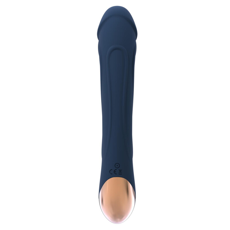 Вібратор для точки G Dream Toys Boreas з підігрівом, синій, 21 х 3.9 см - Зображення 6