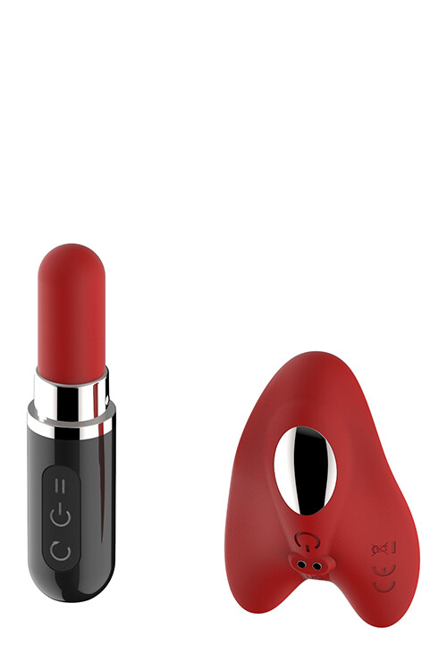 Вібратор в трусики Dream Toys Red Revolution з пультом, червоний - Зображення 3