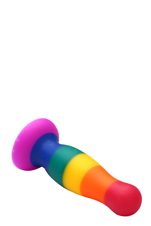 Анальна пробка Dream Toys Colourful Love на присці, 13 х 3.4 см - Зображення 3