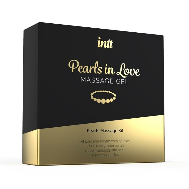 Набір для інтимного масажу Intt Pearls in Love, 15 мл, з гелем та намистом - Зображення 3
