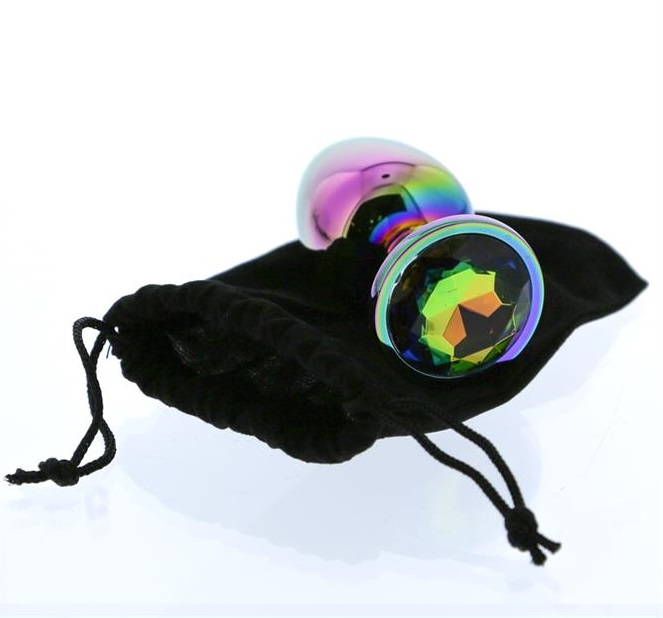 Набір анальних пробок Dreamtoys Multicolour зі стразами, різнокольоровий, 3 шт