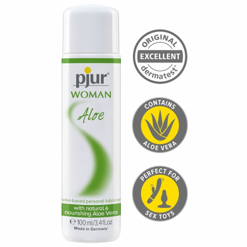 Лубрикант з екстрактом алое Pjur Woman Aloe на водній основі, 100 мл - Зображення 1