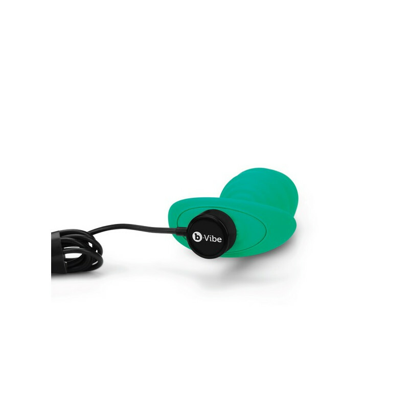 Анальна пробка B-VIBE з вібрацією, Зелена - Зображення 3