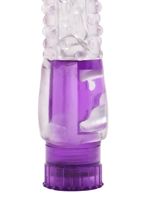 Вібратор із рельєфом Jellie Pleaser, фіолетовий, 16.2 см х 3 см - Изображение 3