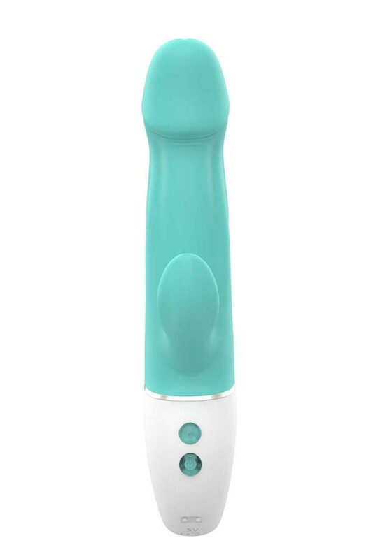 Вібратор-кролик Dream Toys Dream Toys Vibes of Love, блакитний, 22.7 х 4.3 см - Зображення 3