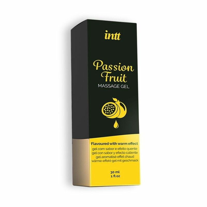 Масажний гель Intt Passion Fruit, 30 мл, розігріваючий, зі смаком та ароматом маракуї - Зображення 2