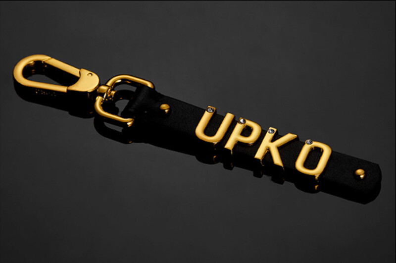 Кастомний брелок UPKO х NO TABOO з позолотою 24К, італійська шкіра - Зображення 6