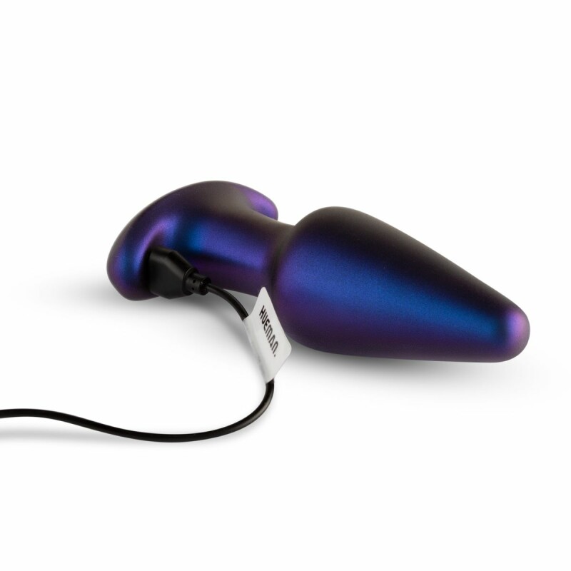 Анальна вібропробка з пультом керування EasyToys фіолетова, 13.9 см х 4.5 см - Изображение 4
