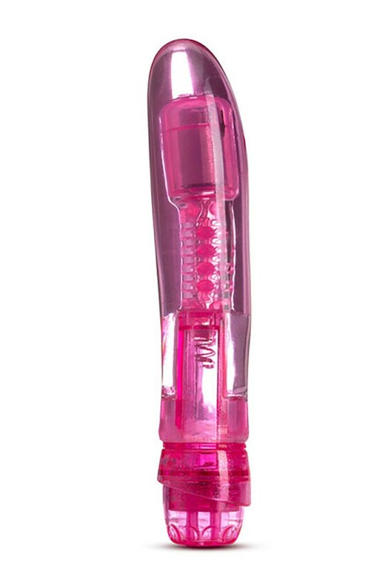 Вібратор Blush напівпрозорий, рожевий, 15.8 х 3 см