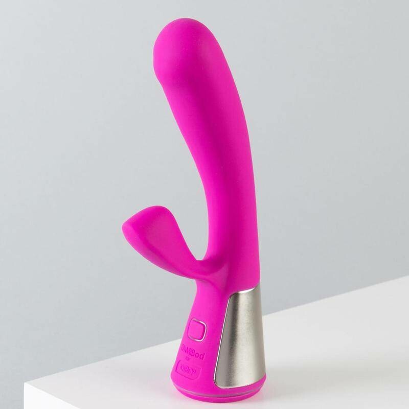 Вібратор-кролик KIIROO Ohmibod Fuse з додатком, рожевий, 18 х 3.4 см - Зображення 8