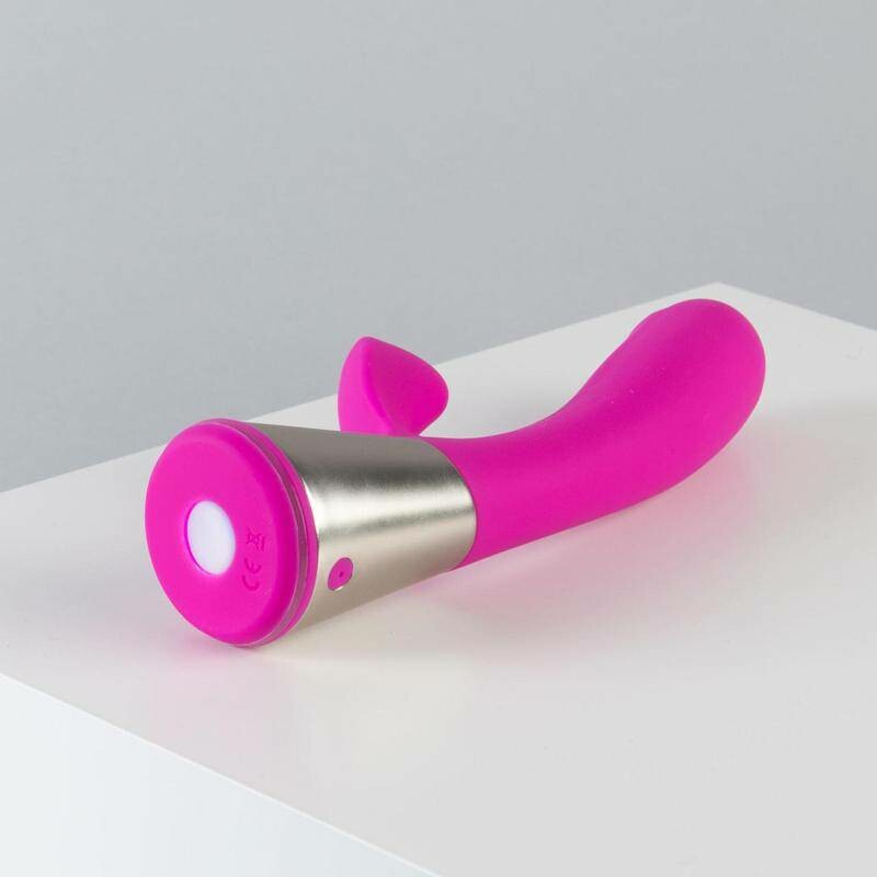 Вібратор-кролик KIIROO Ohmibod Fuse з додатком, рожевий, 18 х 3.4 см - Зображення 9