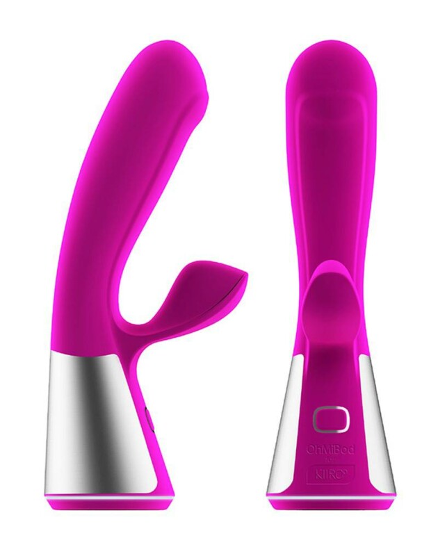 Вібратор-кролик KIIROO Ohmibod Fuse з додатком, рожевий, 18 х 3.4 см - Зображення 6