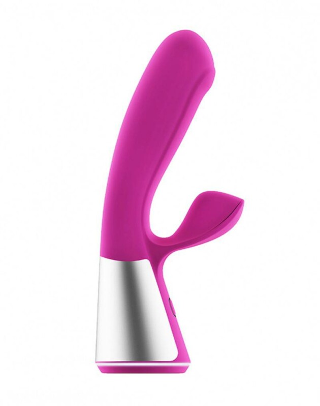 Вібратор-кролик KIIROO Ohmibod Fuse з додатком, рожевий, 18 х 3.4 см - Зображення 4