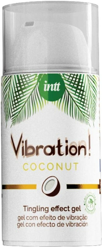 Рідкий вібратор для двох Coconut Intt (Vegan), 15 мл, зі смаком кокосу - Зображення 2