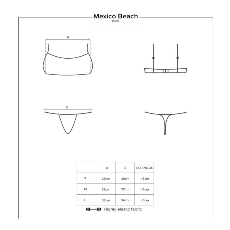 Купальник Obsessive Mexico Beach, рожевий, М - Зображення 4