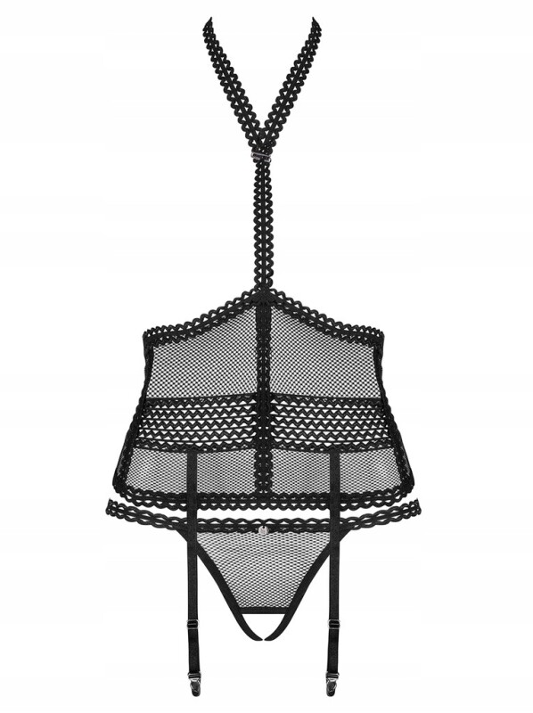 Корсет еротичний Obsessive Strapelie, розмір S/M - Зображення 6