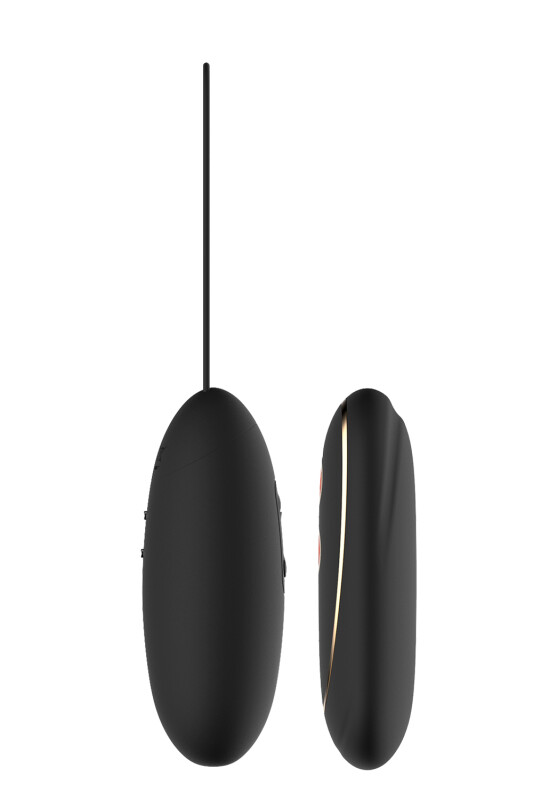 Віброяйце Dream Toys Elize Elite з пультом, чорне, 8 х 3 см - Зображення 2