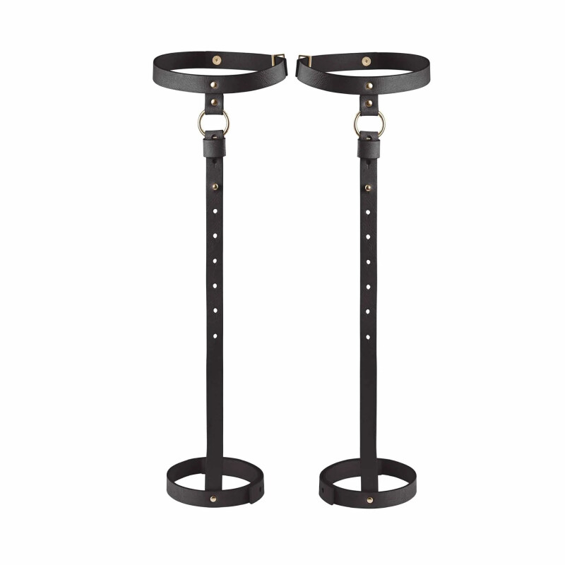 Гартери для гомілок Bijoux Indiscrets Maze Back Leg Garter, чорні - Зображення 5