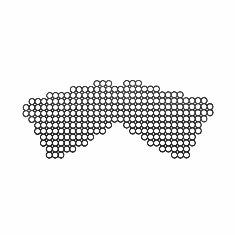 Самоклеюча вінілова маска Erika Bijoux Indiscrets, чорна, One Size - Изображение 2