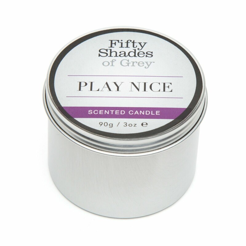 Ароматична свічка Fifty Shades of Gray, 90 г, Play Nice Vanilla Candle з ароматом ванілі - Зображення 1
