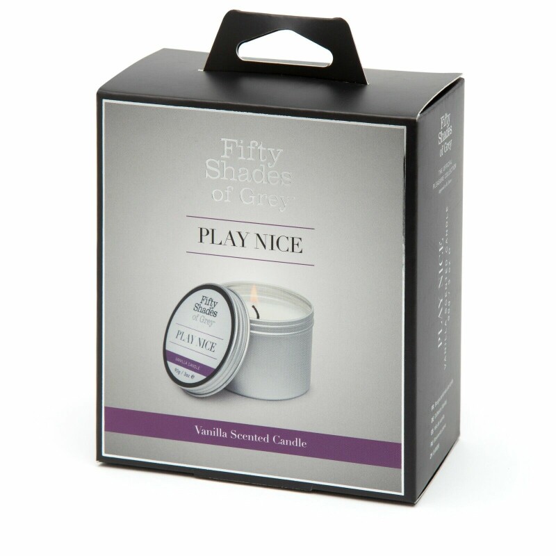 Ароматична свічка Fifty Shades of Gray, 90 г, Play Nice Vanilla Candle з ароматом ванілі - Зображення 2