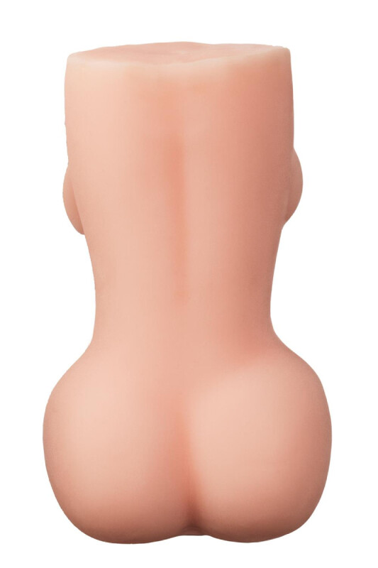 Мастурбатор-вагіна Dreamtoys The girl next door з відкритим кінцем, бежевий, 13 х 7 см - Зображення 4