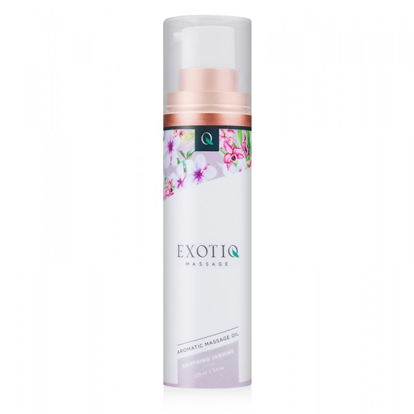 Масажна олія Exotiq Massage Oil Soothing Jasmine з ароматом Жасмину, 100 мл - Зображення 2