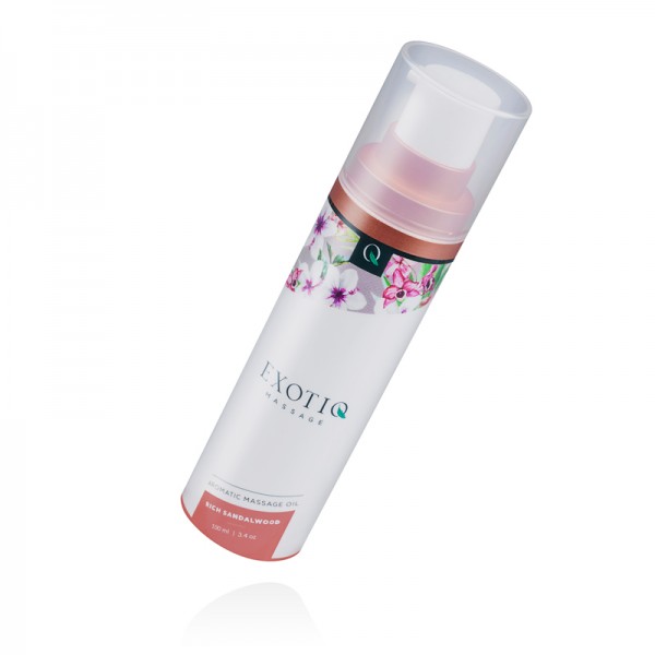 Масажна олія Exotiq Massage Oil Rich Sandalwood з ароматом Санталу, 100 мл - Зображення 3