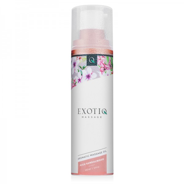 Масажна олія Exotiq Massage Oil Rich Sandalwood з ароматом Санталу, 100 мл - Зображення 4