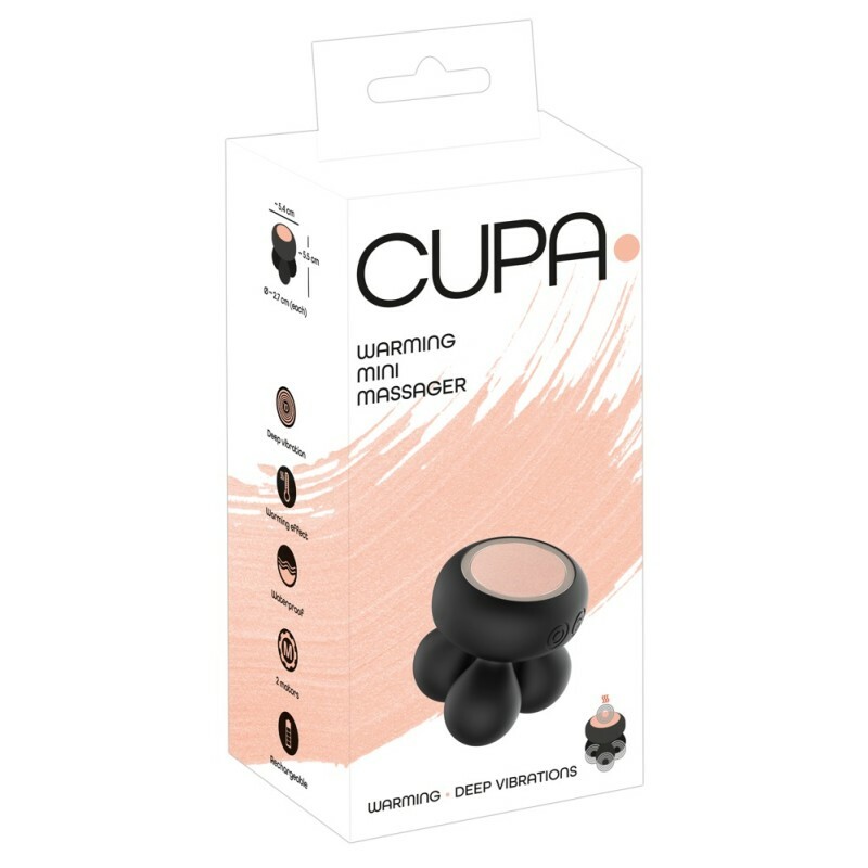 Міні-масажер CUPA Warming Mini Massager з підігрівом, 5.5 см х 5.4 см