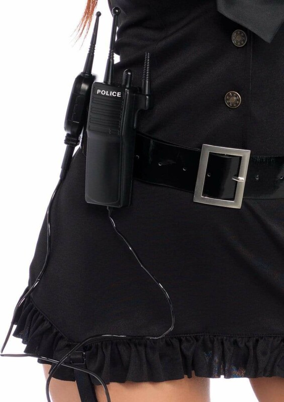 Костюм сексуальної поліцейської, M/L, Dirty Cop Leg Avenue, 6 предметів - Зображення 6