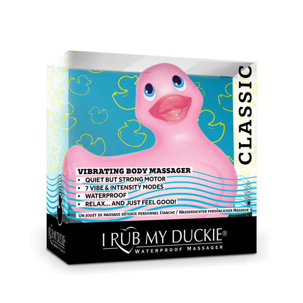 Качечка вібратор I Rub My Duckie Classic рожева - Зображення 1