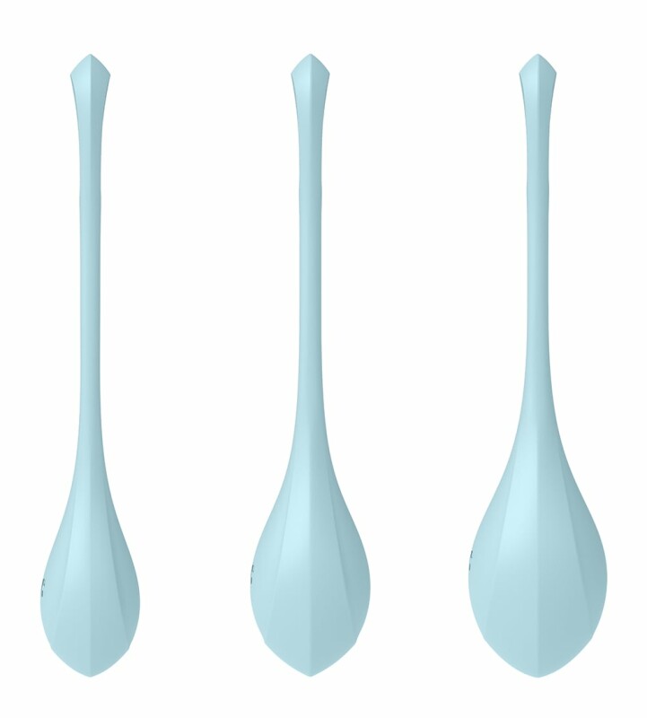 Набір вагінальних кульок Satisfyer Yoni Power 2 блакитні, 3 шт - Зображення 2
