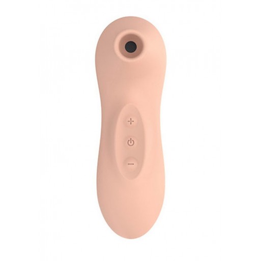 Вакуумний кліторний стимулятор Electric Sucking Massager 2.0 USB, бежевий - Зображення 1
