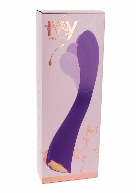Вібратор для точки G Dahlia Toy Joy, фіолетовий, 23 х 3.5 см - Зображення 1
