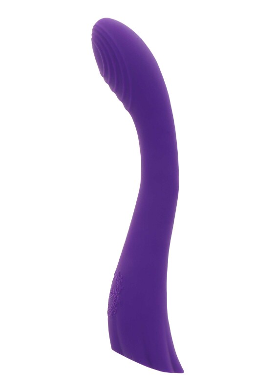Вібратор для точки G Dahlia Toy Joy, фіолетовий, 23 х 3.5 см - Зображення 2