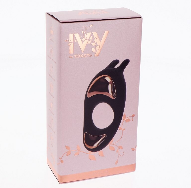Ерекційне кільце з вібрацією Toy Joy, чорне, 10 х 4.8 см - Изображение 1
