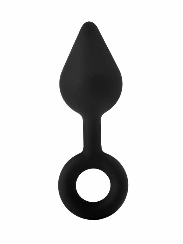 Анальна пробка XL Dream Toys FantASStic, чорна, 14 х 4.4 см